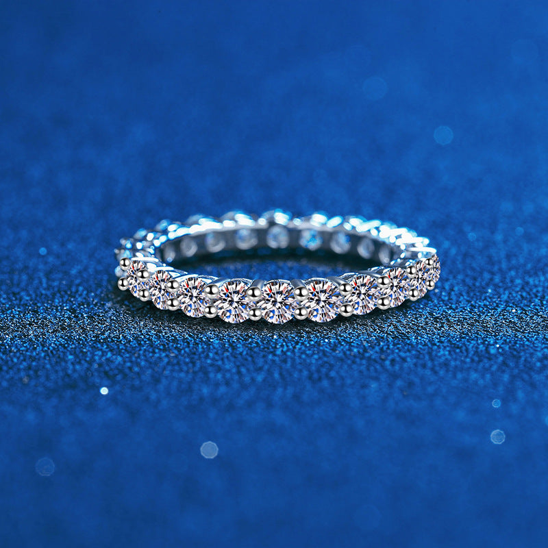 [Novalux]LUXURIOUS 2.2 CARAT FULL ETERNITY MOISSANITE RING