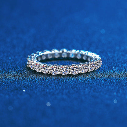 [Novalux]LUXURIOUS 2.2 CARAT FULL ETERNITY MOISSANITE RING