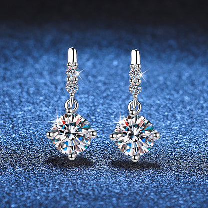 [Novalux]DYNAMIC TASSEL MOISSANITE DROP EARRINGS