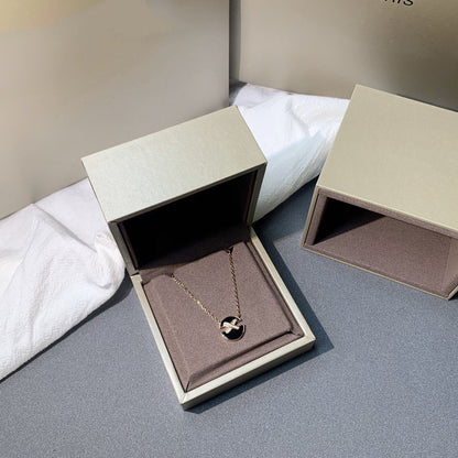 [Novalux]JEUX DE ROSE GOLD DIAMOND NECKLACE