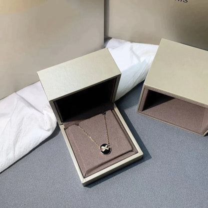 [Novalux]JEUX DE ROSE GOLD DIAMOND NECKLACE