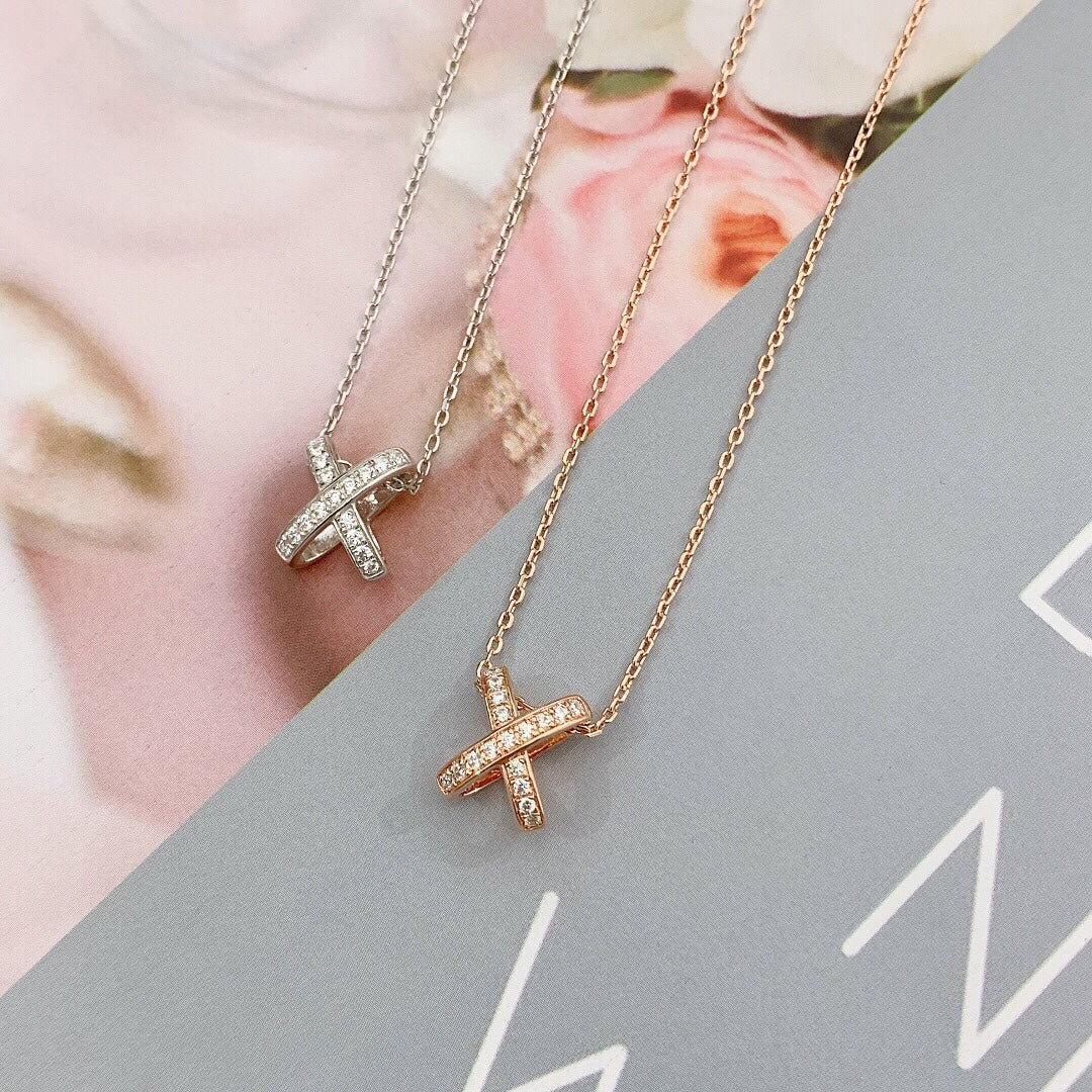 [Novalux]JEUX DE DIAMOND NECKLACE