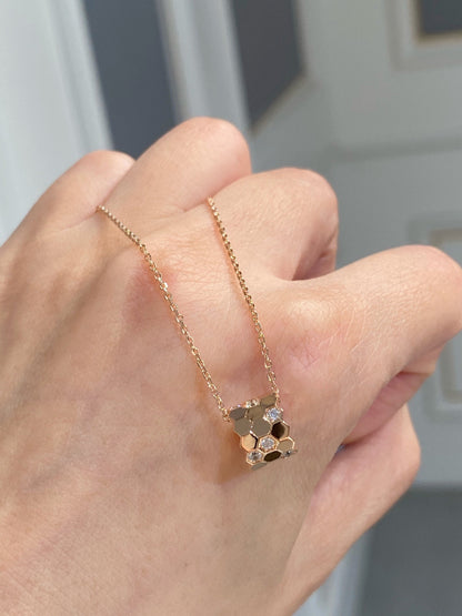 [Novalux]BEE LOVE DIAMOND NECKLACE