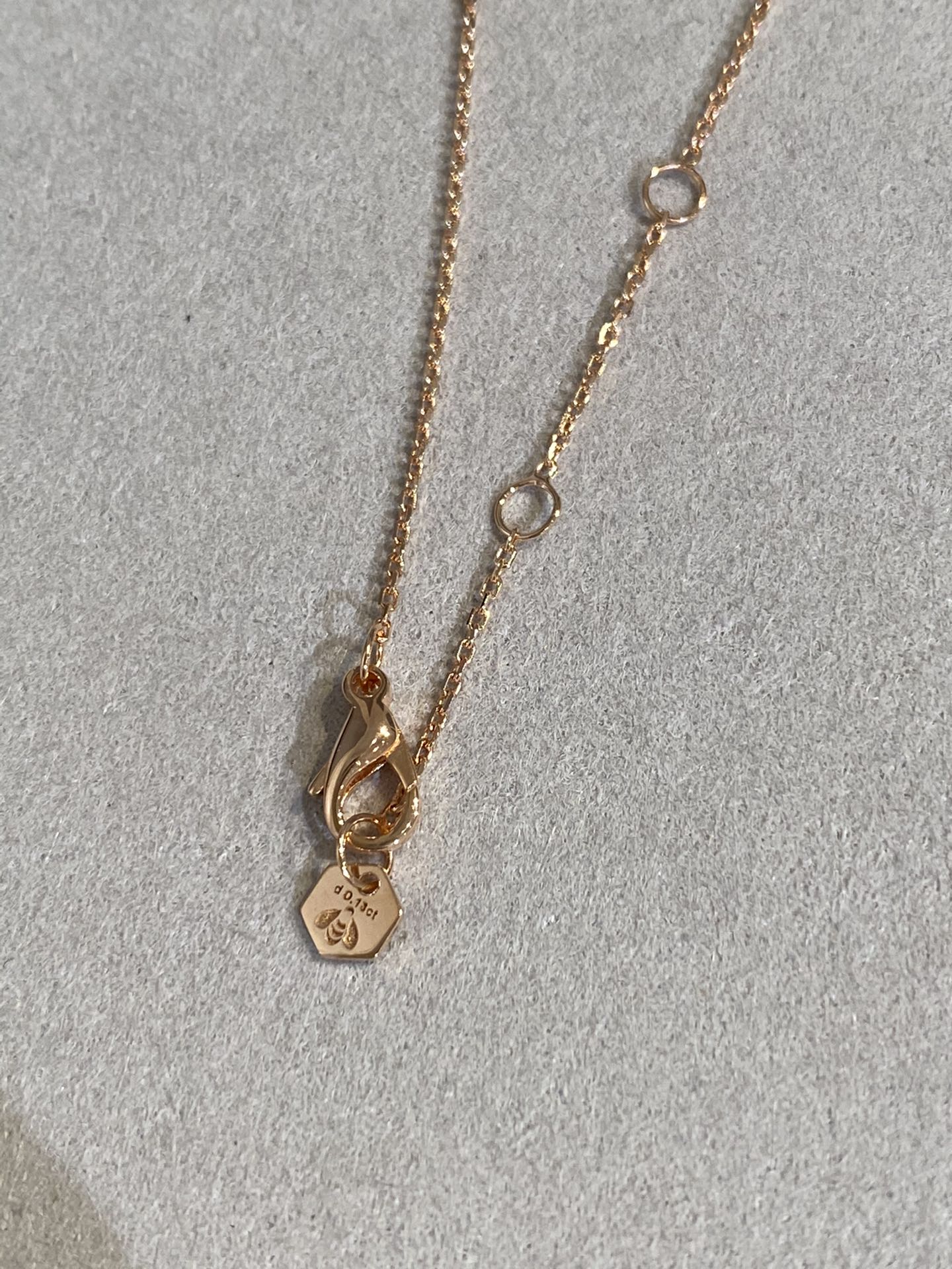 [Novalux]BEE LOVE DIAMOND NECKLACE