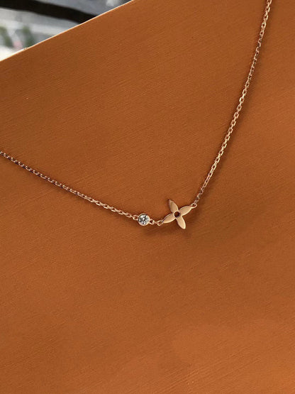 [Novalux]BLOSSOM PENDANT ROSE GOLD AND DIAMOND