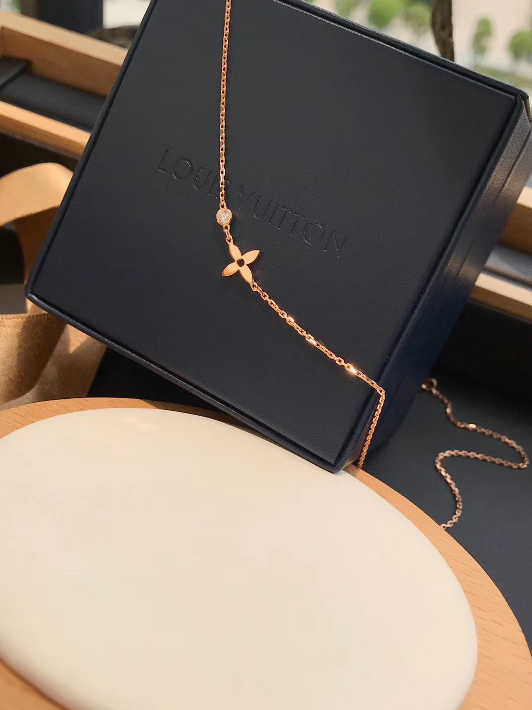[Novalux]BLOSSOM PENDANT ROSE GOLD AND DIAMOND