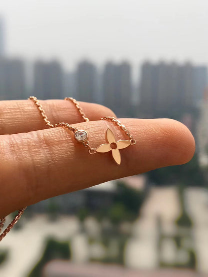 [Novalux]BLOSSOM PENDANT ROSE GOLD AND DIAMOND