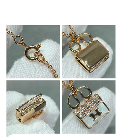 [Novalux]H CIRCE MOISSANITE PENDANT NECKLACE GOLD