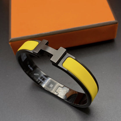 [Novalux]CLIC HM SO BLACK YELLOW BRACELET