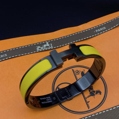 [Novalux]CLIC HM SO BLACK YELLOW BRACELET