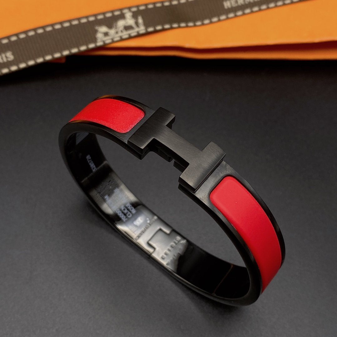 [Novalux]CLIC HM SO BLACK RED BRACELET