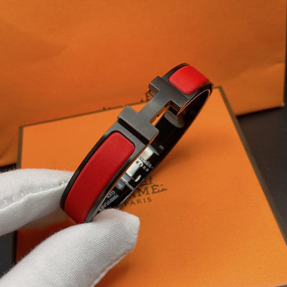 [Novalux]CLIC HM SO BLACK RED BRACELET