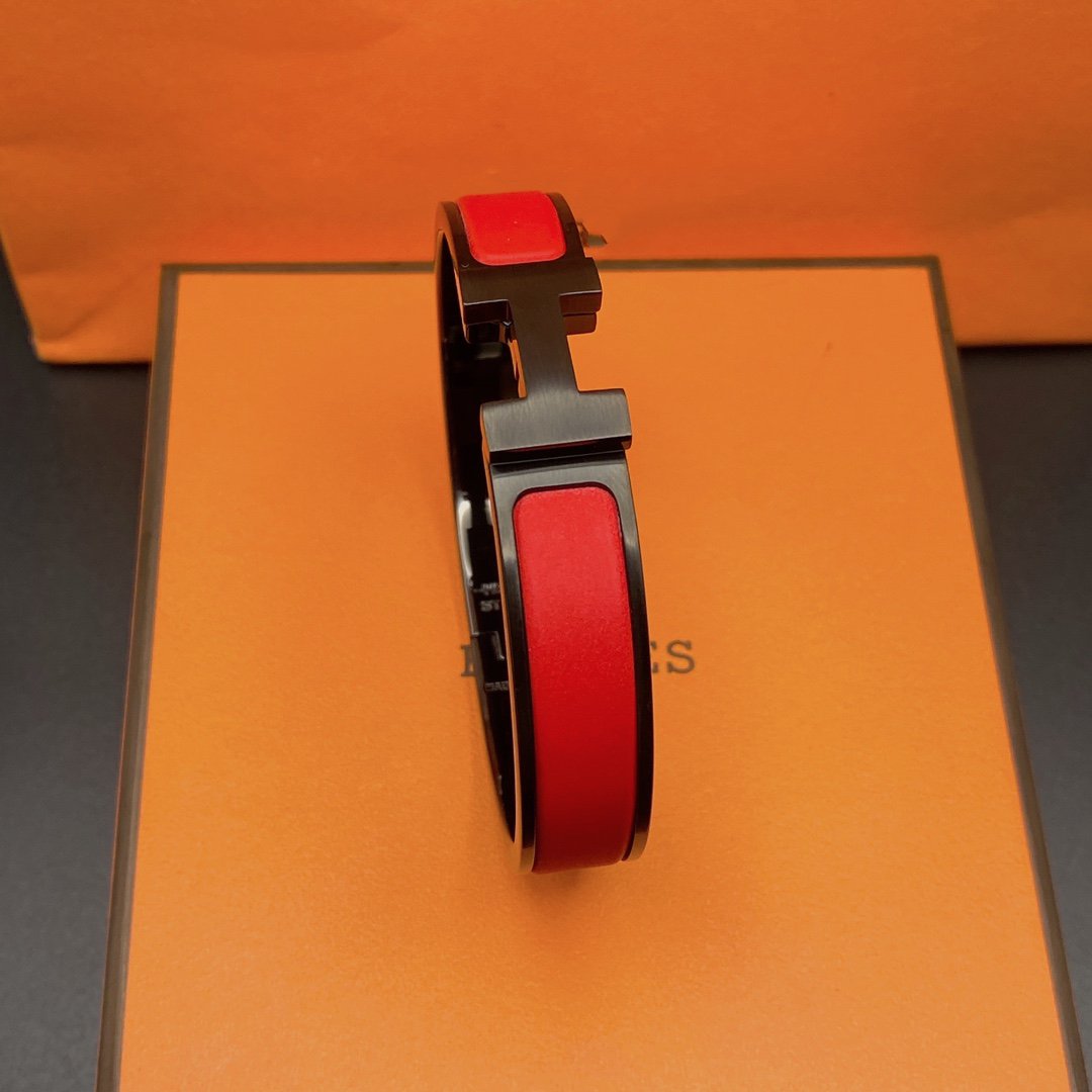 [Novalux]CLIC HM SO BLACK RED BRACELET