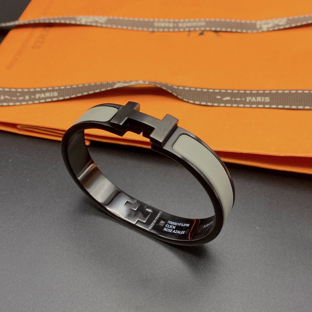 [Novalux]CLIC HM SO BLACK GREY BRACELET