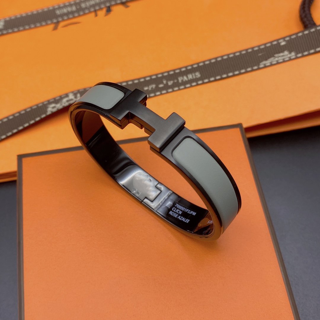 [Novalux]CLIC HM SO BLACK GREY BRACELET