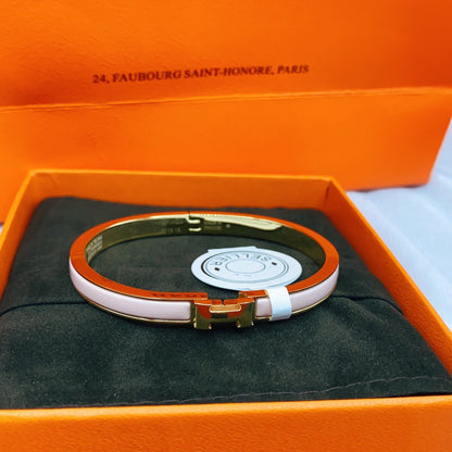 [Novalux]CLASSIC HM CLIC  PINK 8MM ENAMEL BRACELET