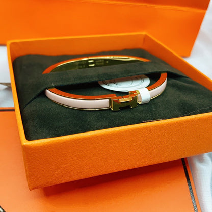 [Novalux]CLASSIC HM CLIC  PINK 8MM ENAMEL BRACELET