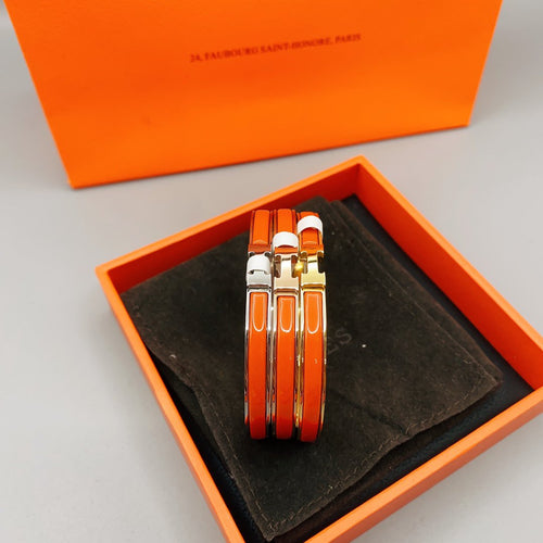 [Novalux]CLASSIC HM CLIC RED 8MM ENAMEL BRACELET