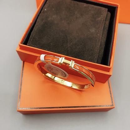 [Novalux]CLASSIC HM CLIC RED 8MM ENAMEL BRACELET