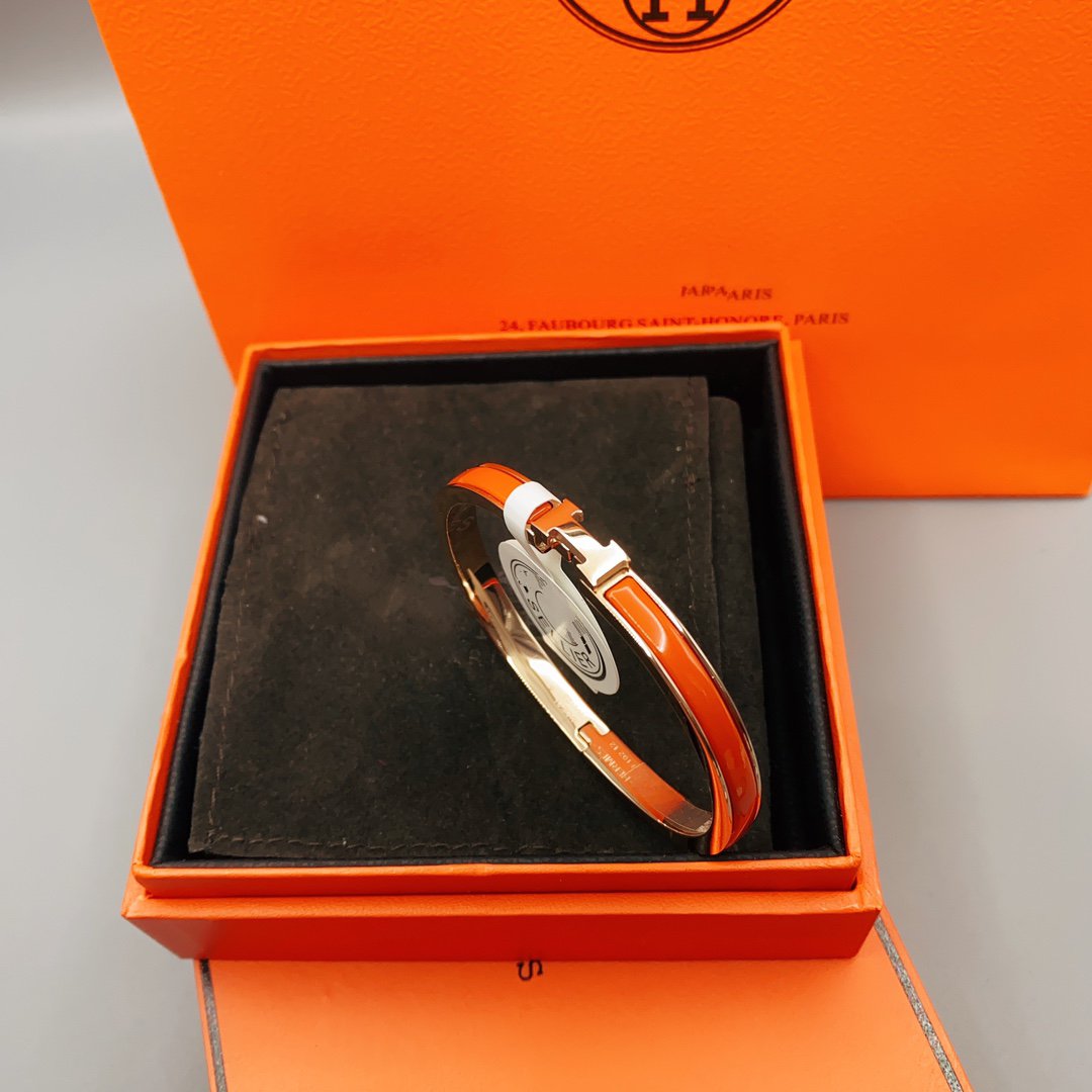 [Novalux]CLASSIC HM CLIC RED 8MM ENAMEL BRACELET
