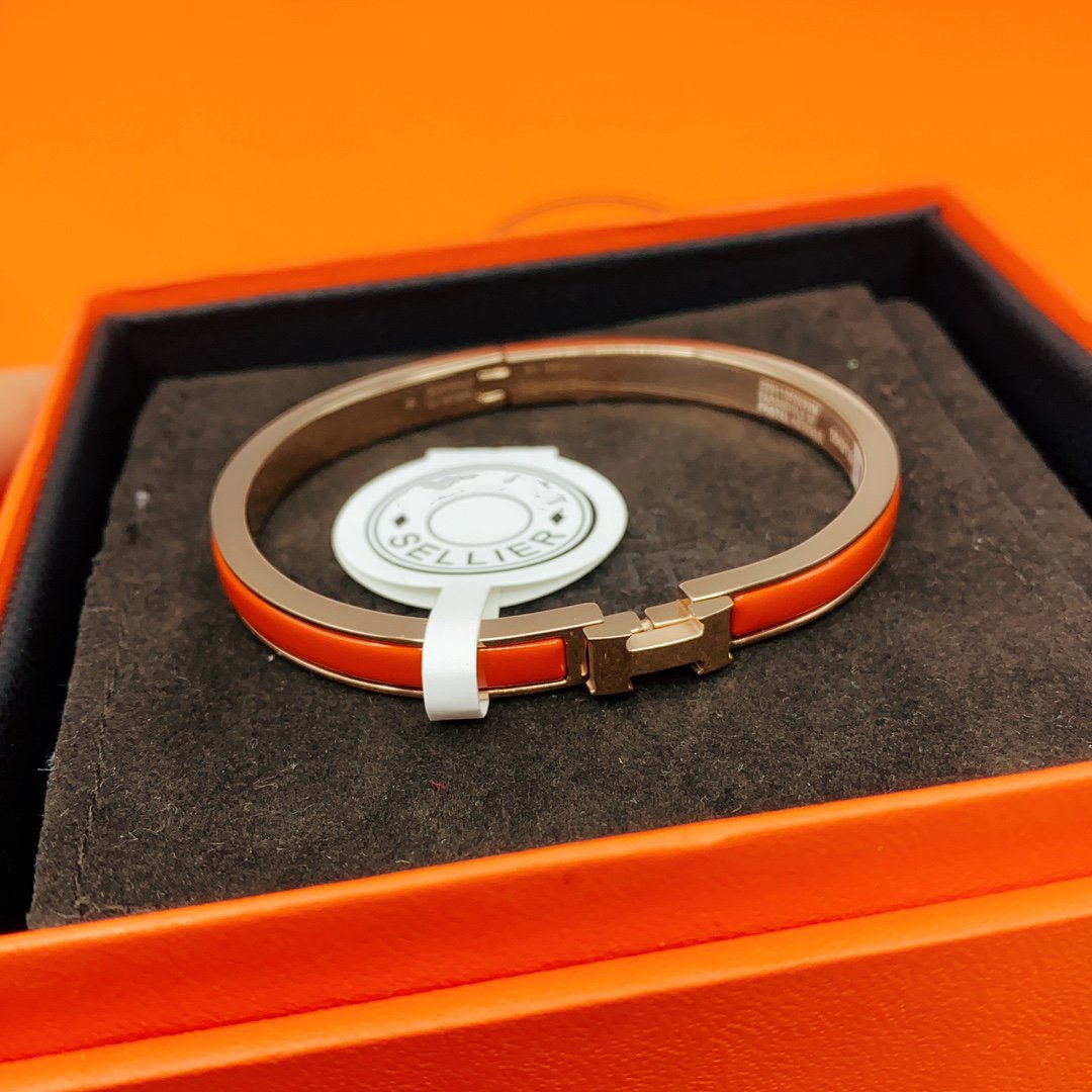 [Novalux]CLASSIC HM CLIC RED 8MM ENAMEL BRACELET