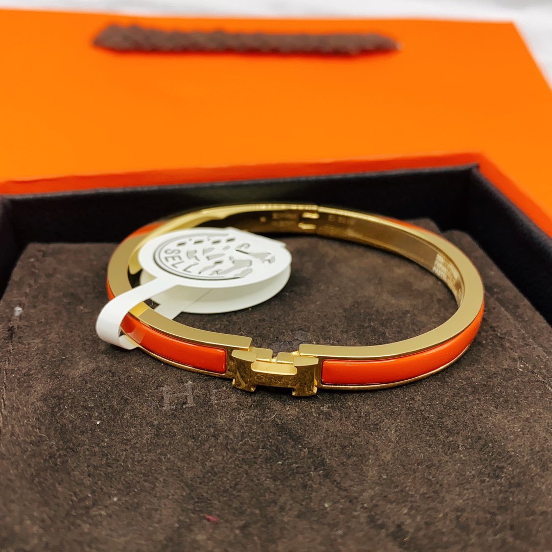 [Novalux]CLASSIC HM CLIC RED 8MM ENAMEL BRACELET