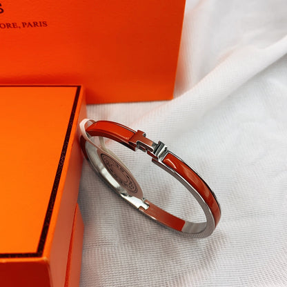 [Novalux]CLASSIC HM CLIC RED 8MM ENAMEL BRACELET