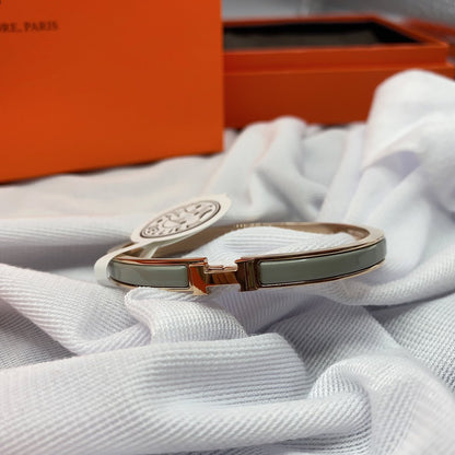 [Novalux]CLASSIC HM CLIC GREEN 8MM ENAMEL BRACELET
