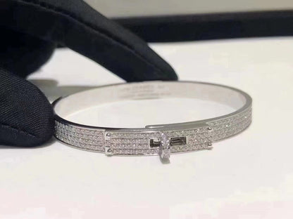 [Novalux]HM KELLY BRACELET IN SILVER AND FULL PAVE DIAMOND