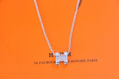 [Novalux]HM NECKLACE H LETTER OVAL SERIES