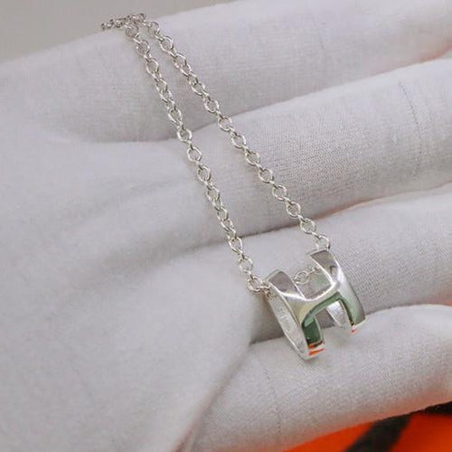 [Novalux]HM NECKLACE H LETTER OVAL SERIES