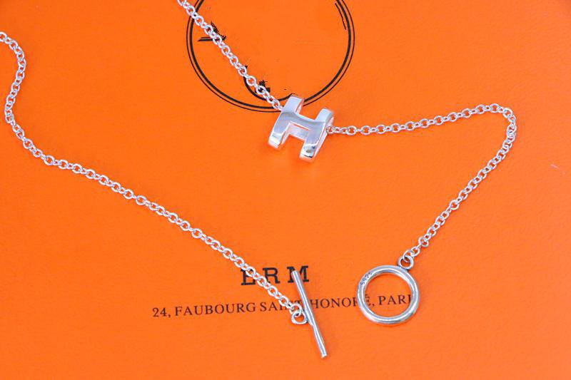[Novalux]HM NECKLACE H LETTER OVAL SERIES