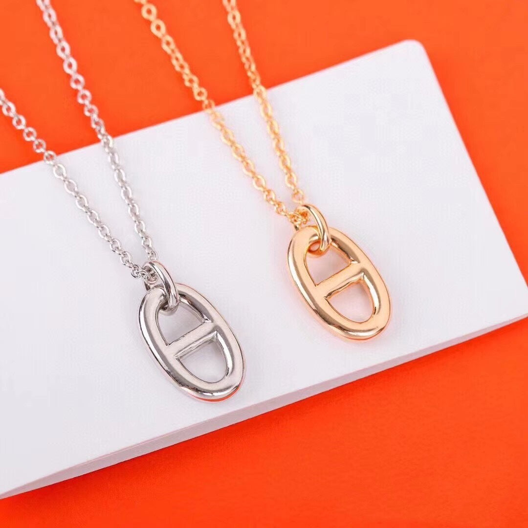 [Novalux]HM PIG NOSE NECKLACE