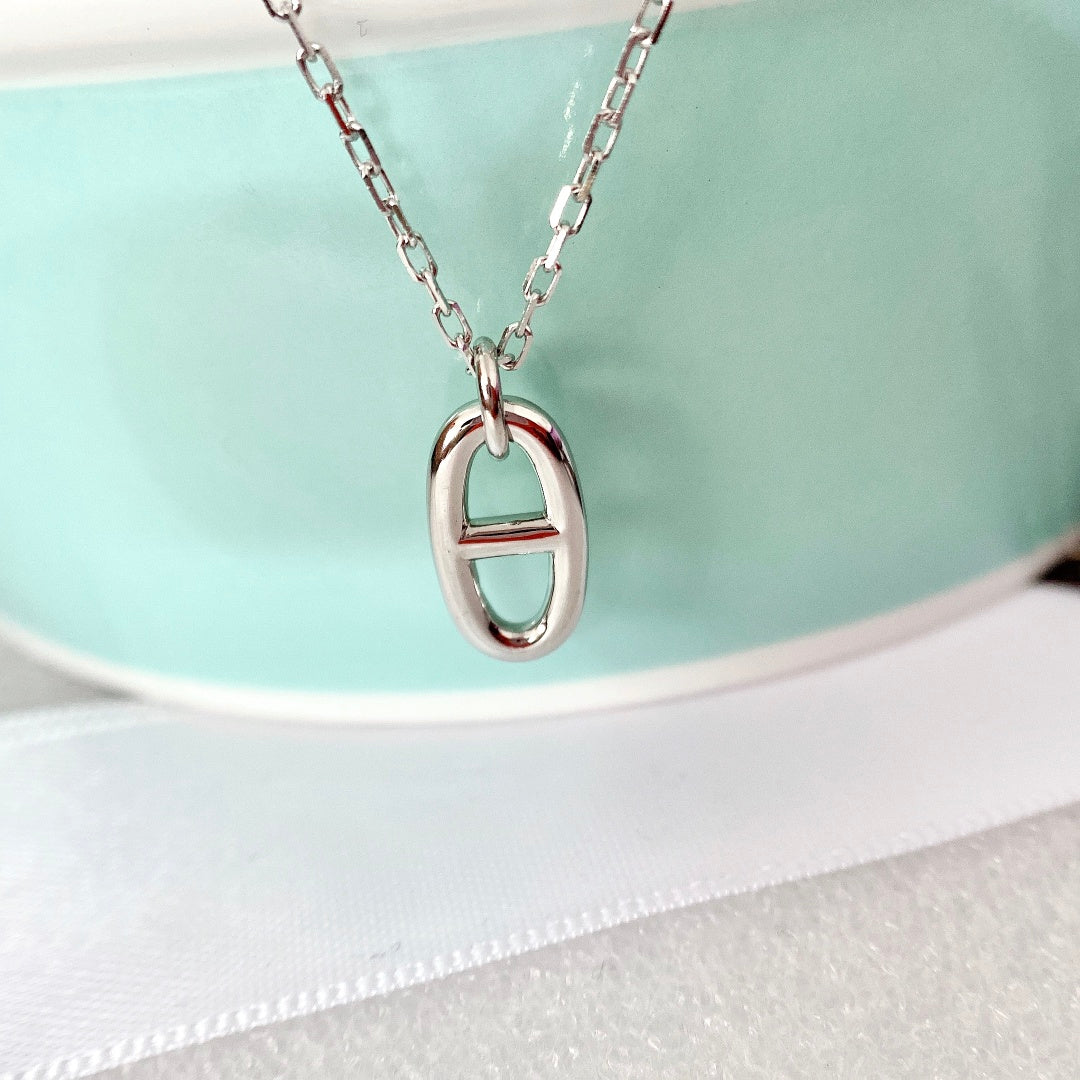 [Novalux]HM PIG NOSE NECKLACE