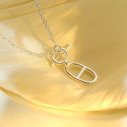 [Novalux]HM CHAINE D'ANCRE PENDANT NECKLACE STERLING SILVER