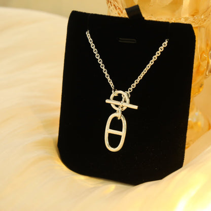 [Novalux]HM CHAINE D'ANCRE PENDANT NECKLACE STERLING SILVER