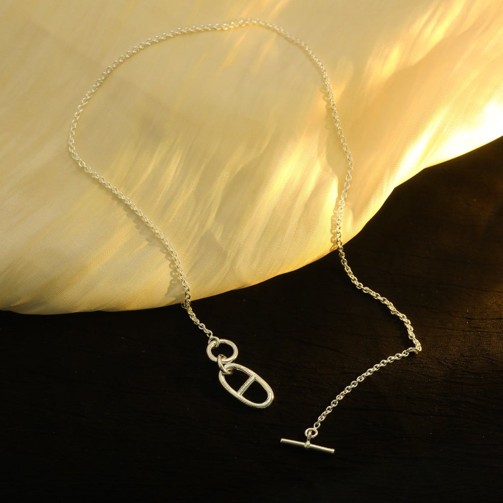 [Novalux]HM CHAINE D'ANCRE PENDANT NECKLACE STERLING SILVER