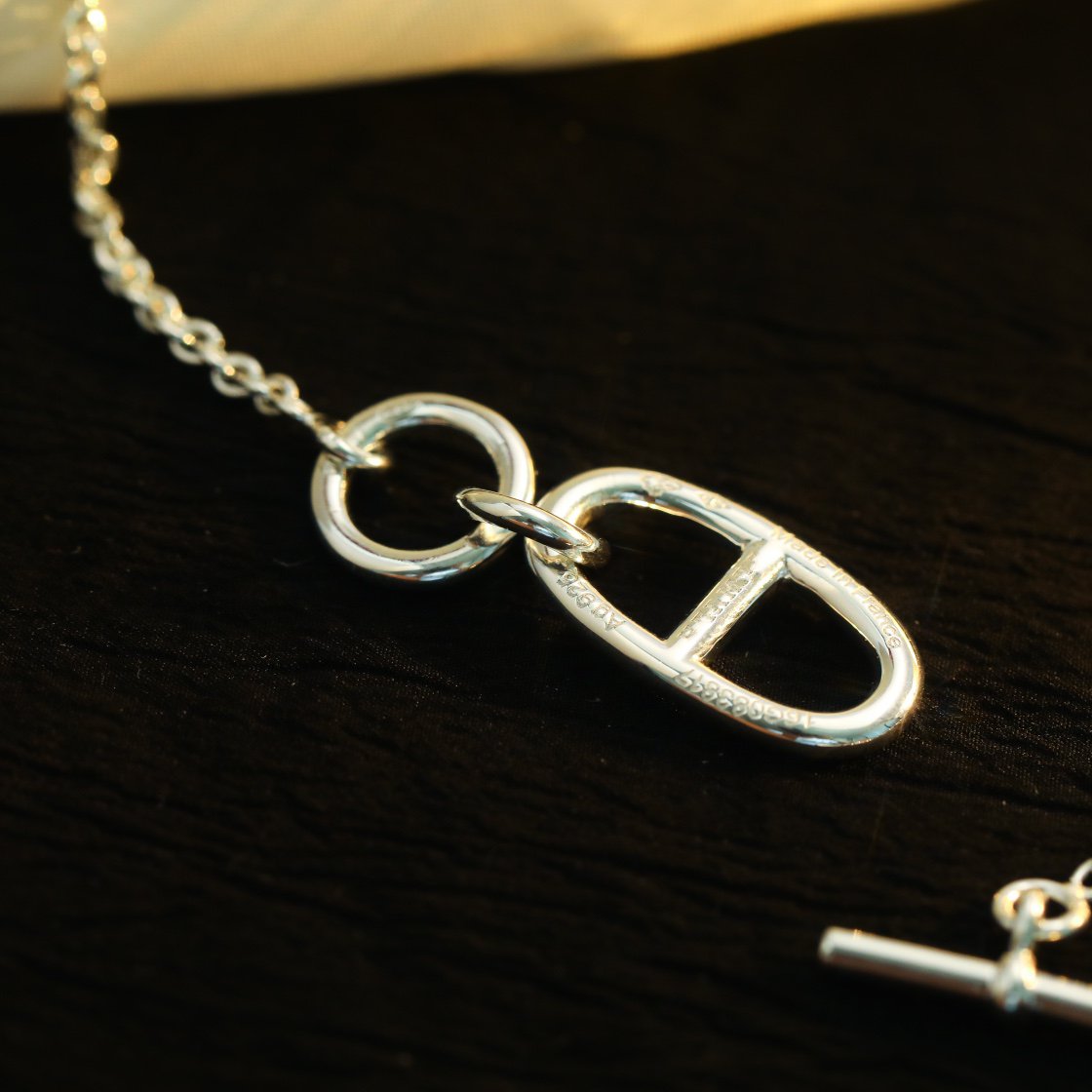 [Novalux]HM CHAINE D'ANCRE PENDANT NECKLACE STERLING SILVER