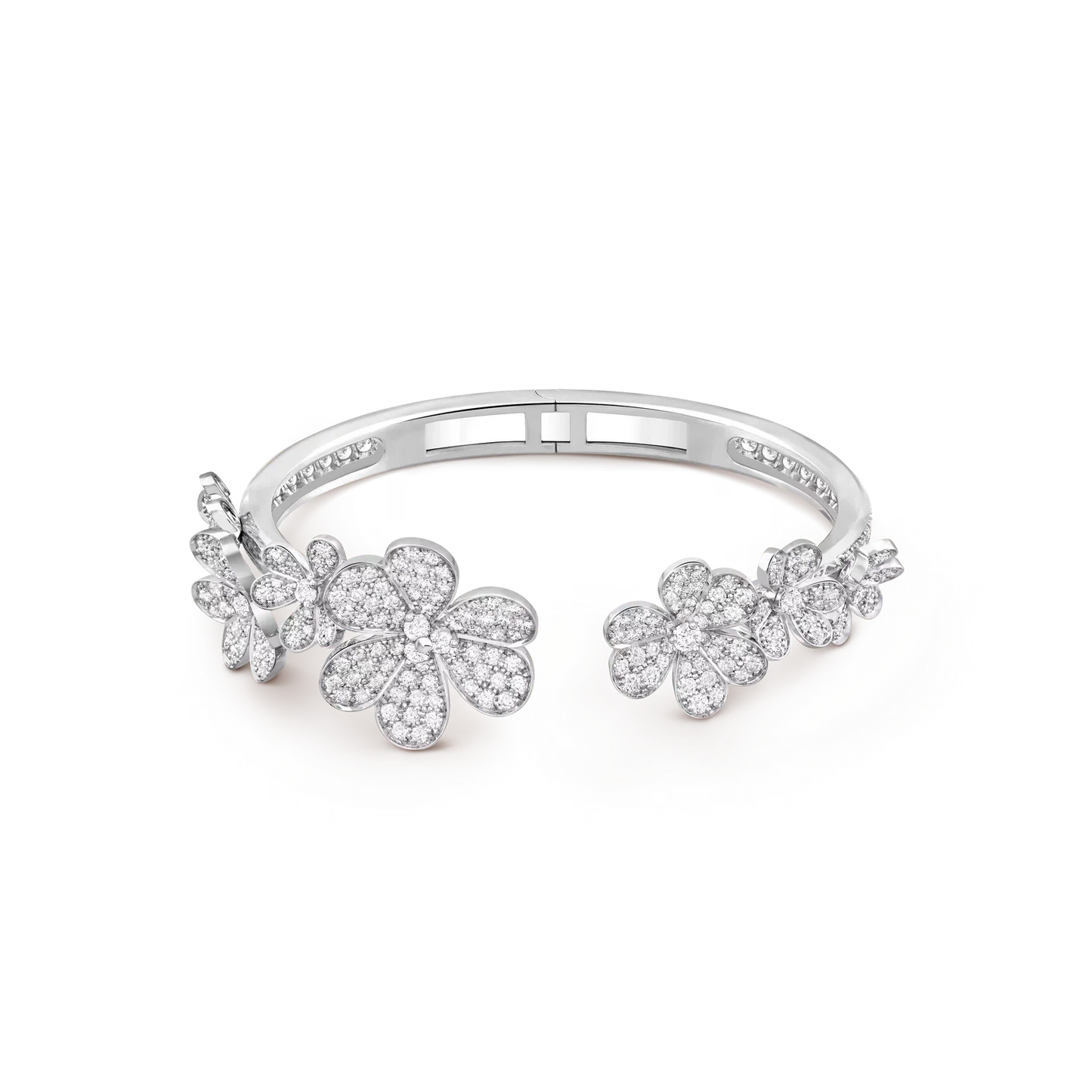 [Novalux]LUMINOUS BLOSSOM OPEN BANGLE