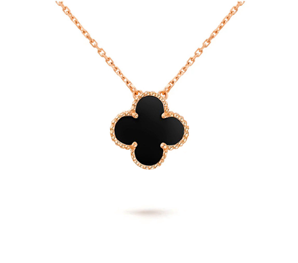 [Novalux]15MM CLOVER FLOWER PENDANT NECKLACE COLLECTION
