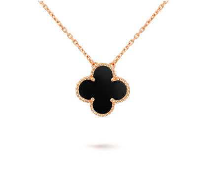 [Novalux]15MM CLOVER FLOWER PENDANT NECKLACE COLLECTION