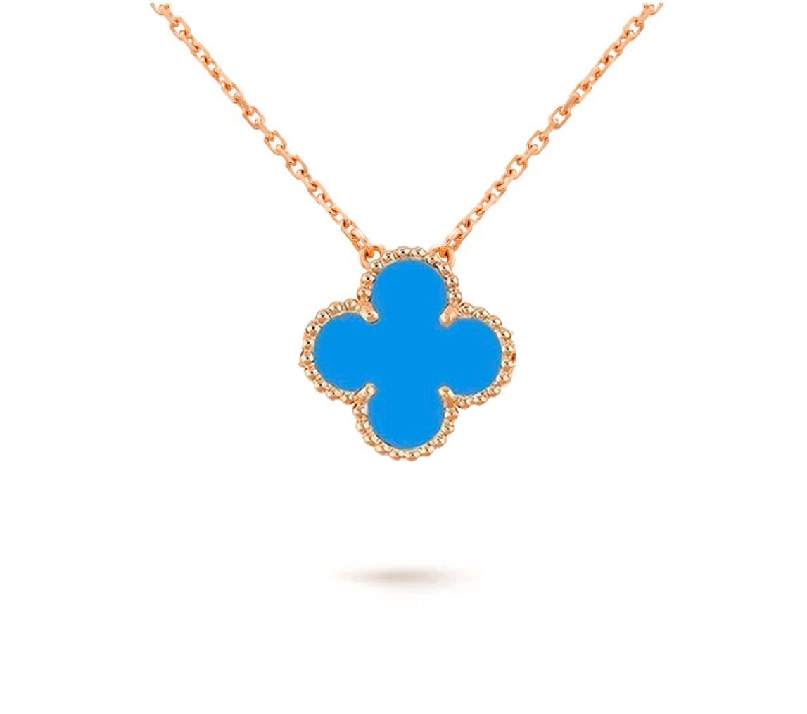 [Novalux]15MM CLOVER FLOWER PENDANT NECKLACE COLLECTION