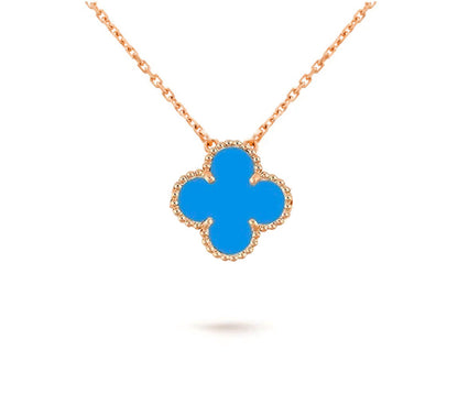 [Novalux]15MM CLOVER FLOWER PENDANT NECKLACE COLLECTION