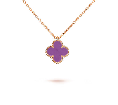 [Novalux]9.5MM MINI CLOVER PENDANT NECKLACE COLLECTION