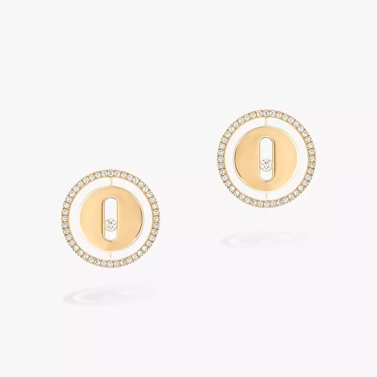 [Novalux]LUCKY MOVE DIAMOND EARRINGS