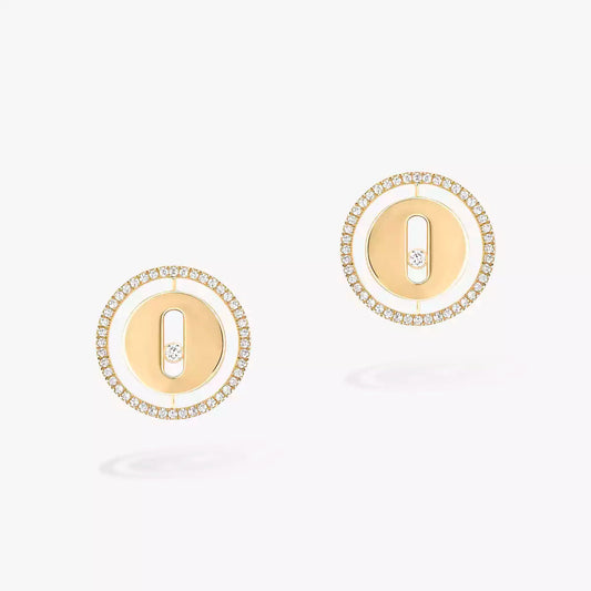 [Novalux]LUCKY MOVE DIAMOND EARRINGS