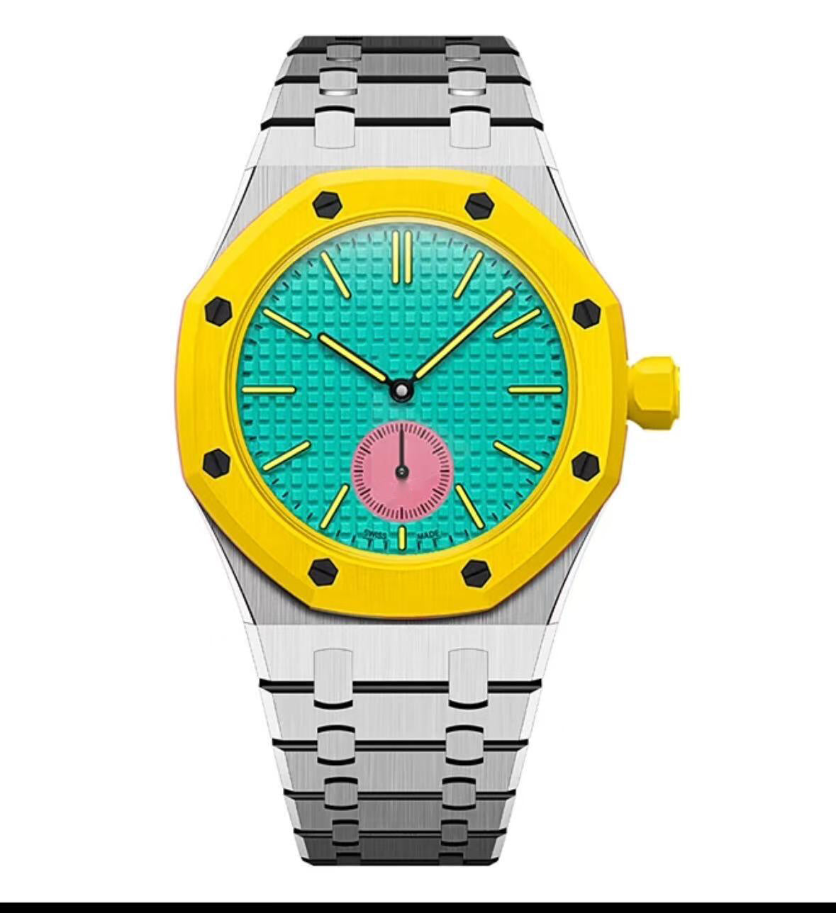 [Novalux]ROYAL OAK POP EXCLUSIVE STEE CASE & STRAP