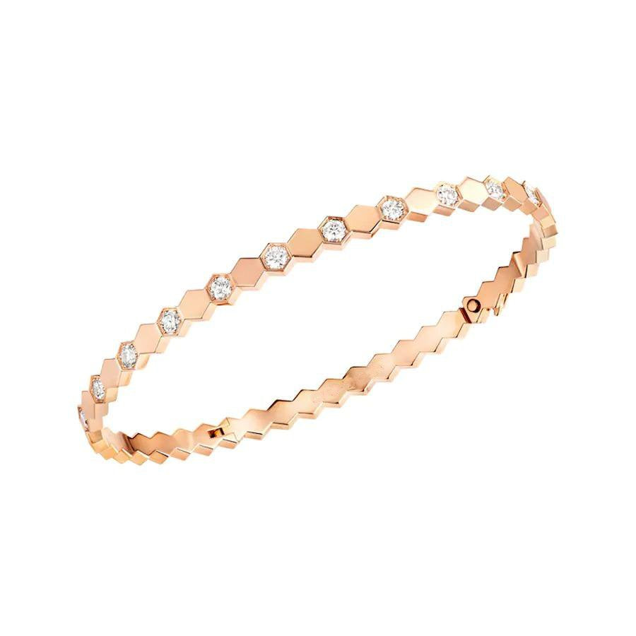 [Novalux]BEE LOVE ROSE GOLD DIAMOND BRACELET