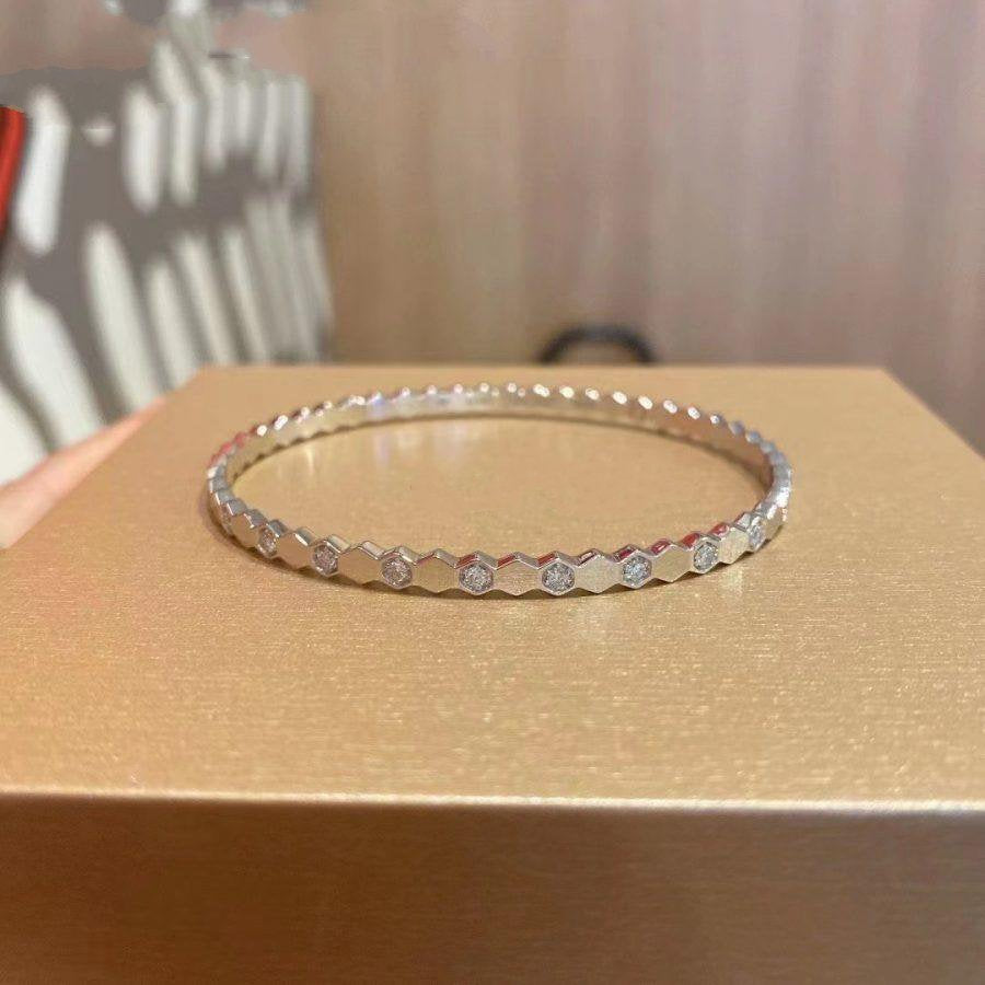 [Novalux]BEE LOVE SILVER DIAMOND BRACELET