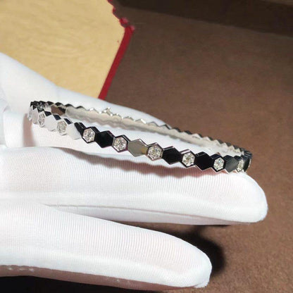 [Novalux]BEE LOVE SILVER DIAMOND BRACELET